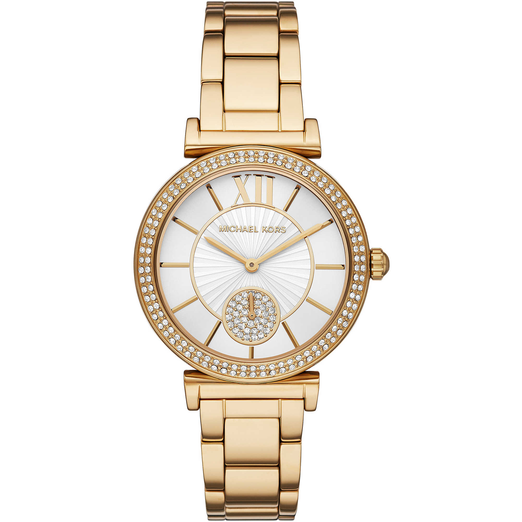 Orologio Donna Michael Kors Acciaio Dorato Solo Tempo Abbey Collection MK4615