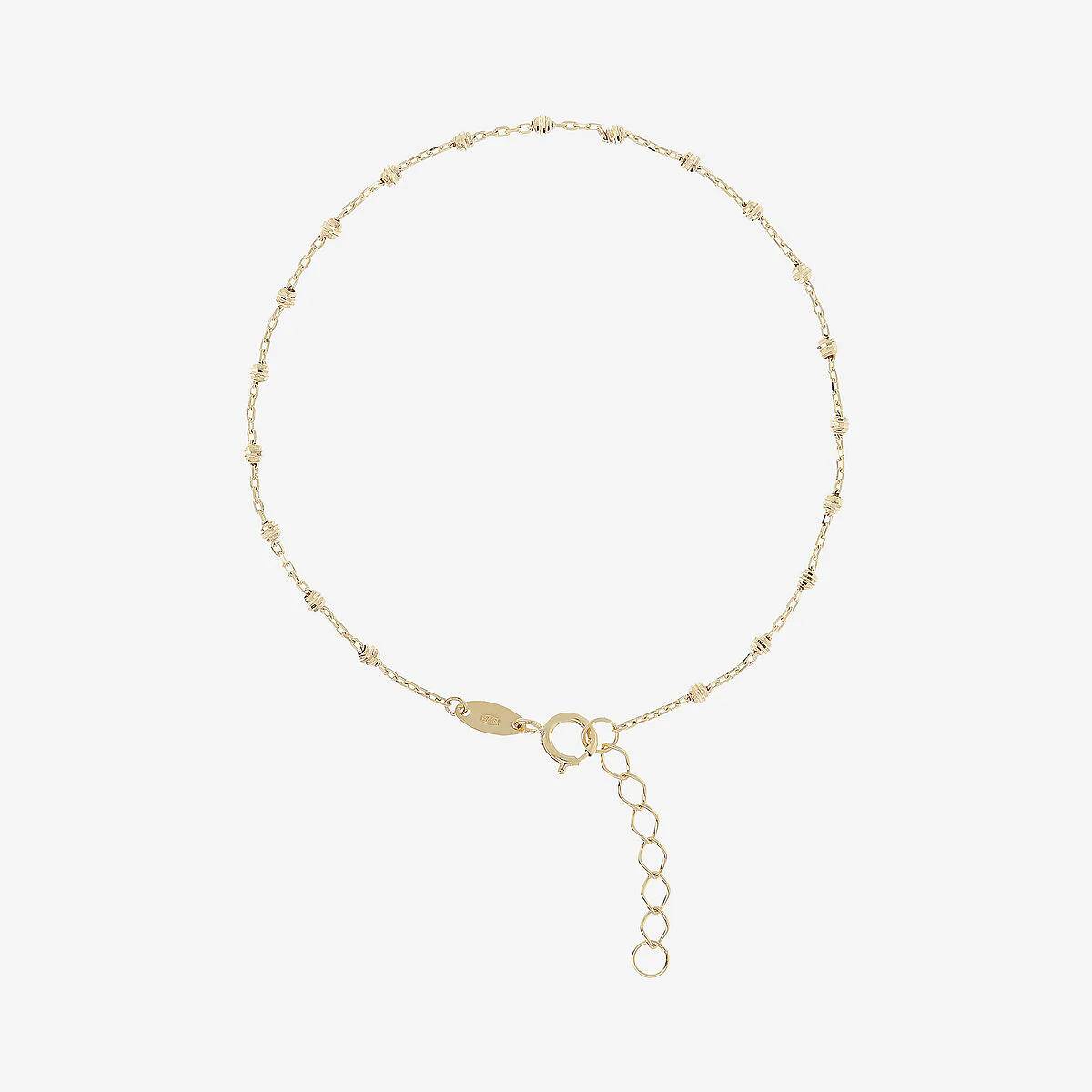 Bracciale Donna Milor Gold 9 KT Biglie Sfaccettate Alternate WSGD90301.YG