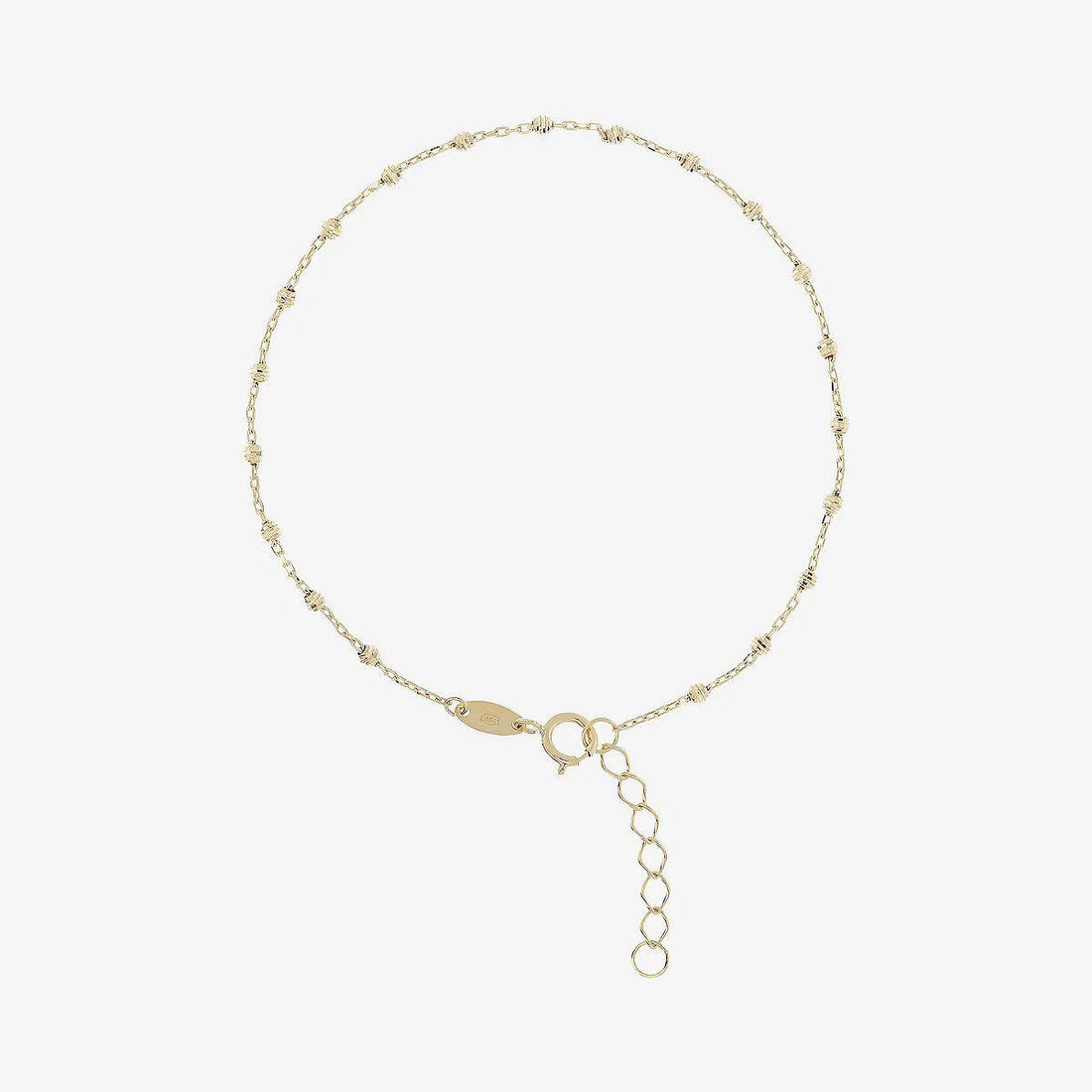 Bracciale Donna Milor Gold 9 KT Biglie Sfaccettate Alternate WSGD90301.YG