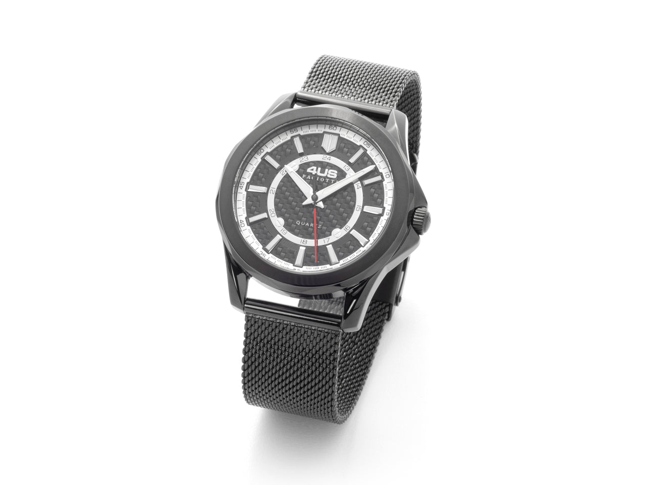 Orologio Uomo 4US Cesare Paciotti Acciaio Nero Quarzo T4LS351