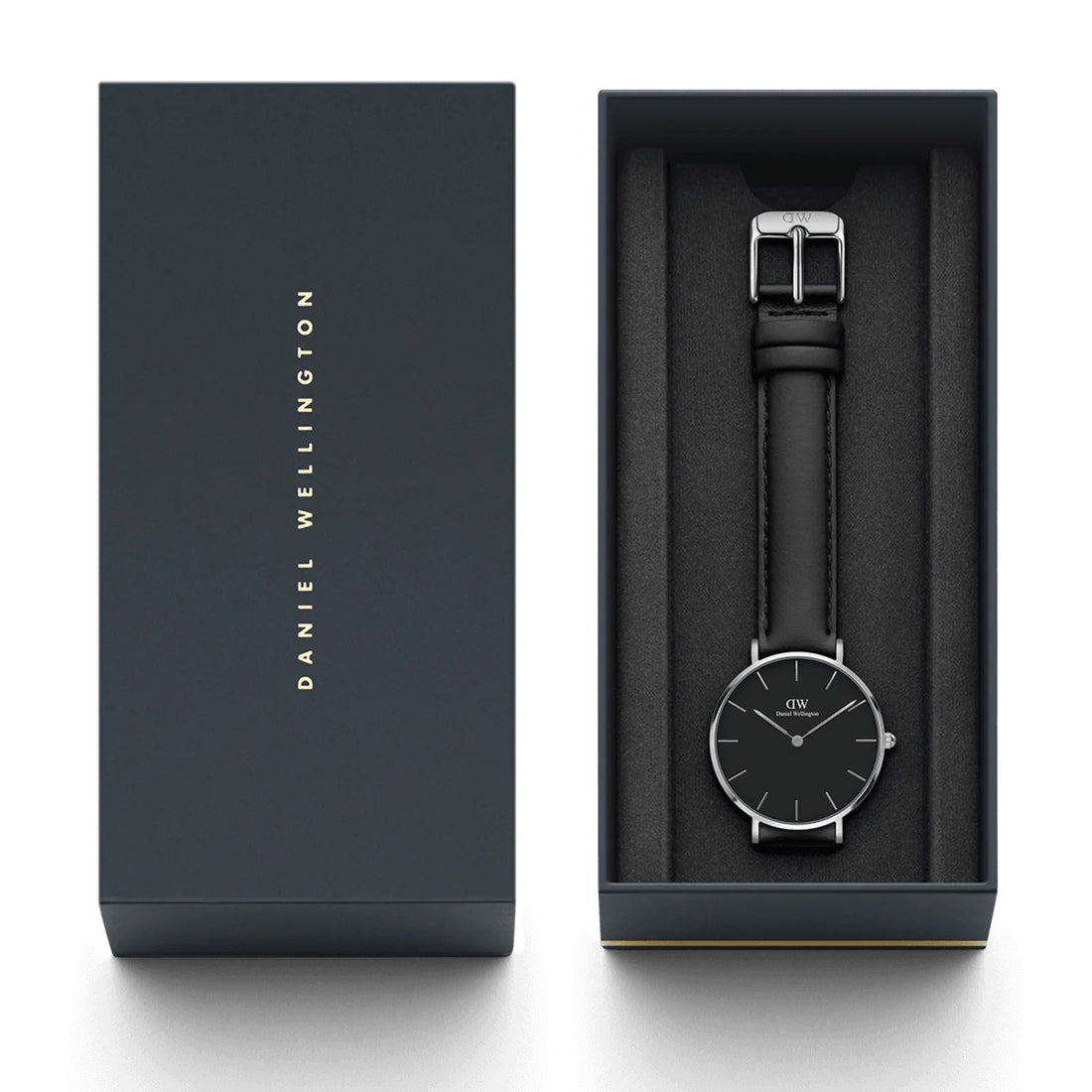 Orologio Donna Daniel Wellington Quarzo Acciaio Pelle Nero 28 mm DW00100236