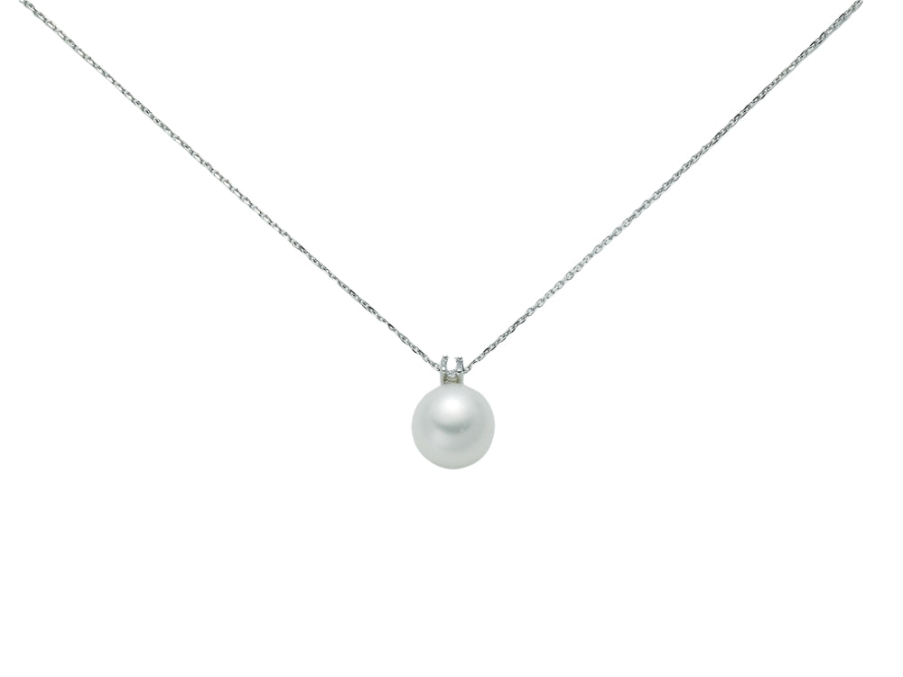 Collana Donna Miluna Girocollo ORO 750 con perla e diamanti