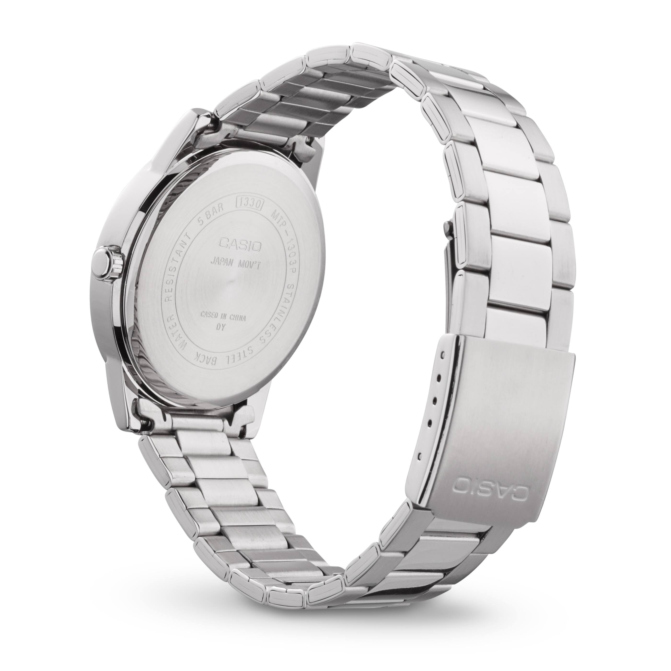 Orologio Uomo Casio Acciaio Nero Quarzo MTP-1303PD-1AVEG