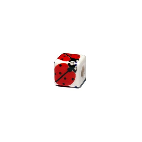 Ciondolo Dadini Porcellana Good Luck  Coccinella 30007