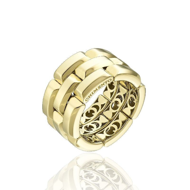 Anello Donna Chimento Oro Giallo 18 KT Chocolat Estensibile 1A09621ZZ1160