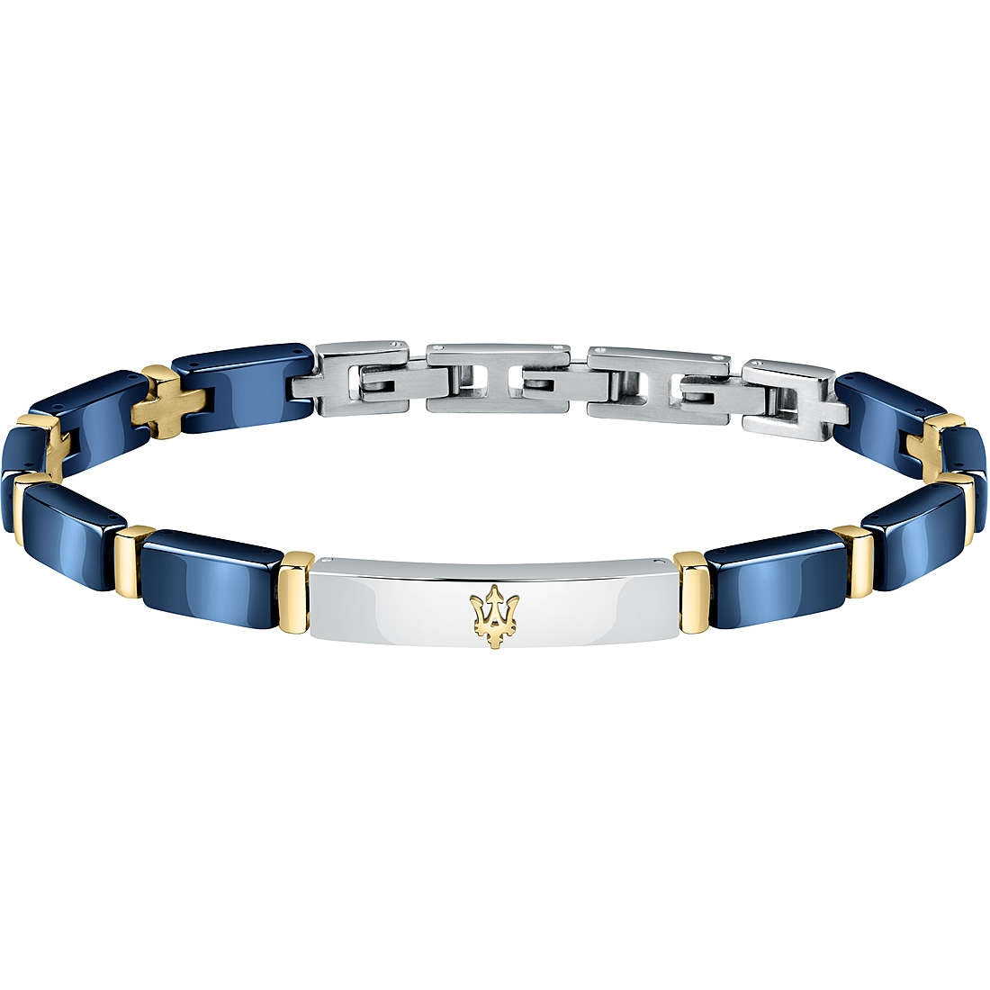 Bracciale Uomo Acciaio e pvd blu  Maserati  JM221ATZ02