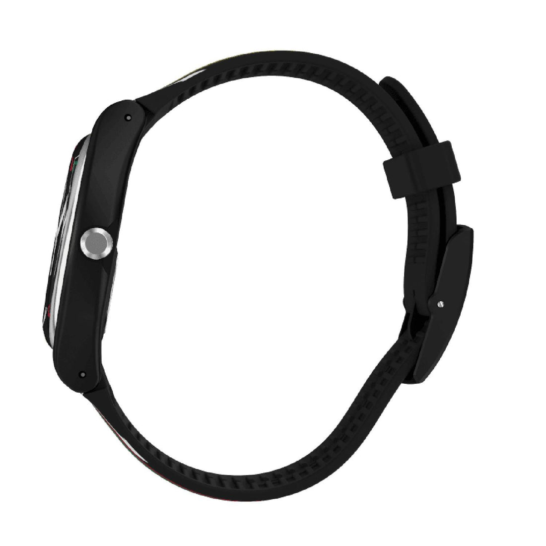 Orologio Uomo Gomma Swatch Quarzo Solo Tempo Doppia Data NUIT D'ETE SUOB729
