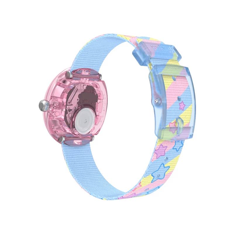 Orologio Bambina Swatch Flik Flak Star Party Quarzo Solo Tempo Stelle ZFBNP215