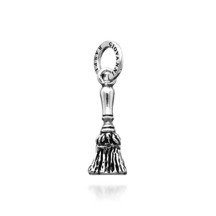 Charm Donna Giovanni Raspini Argento 925 Scopa Classica Realizzata A Mano 06001
