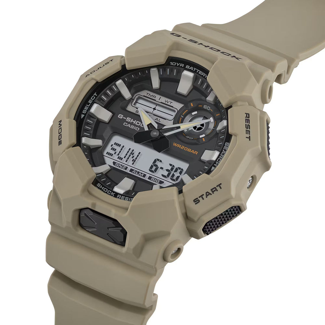 Orologio Uomo Casio G-SHOCK Beige 10 Anni Batteria GA-010-5AER