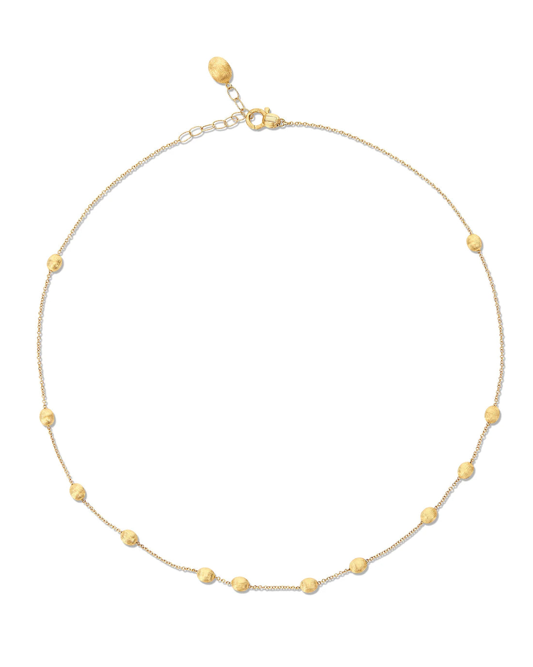 Collana Donna Nanis Oro Giallo 18 KT Diamanti Boules Satinata CN6-583