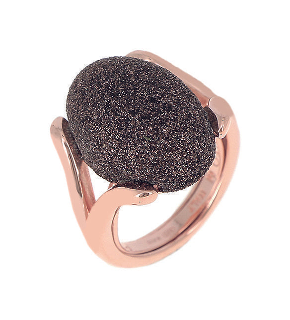 Anello Donna Pesavento Argento 925 Rosè Polvere Diamanti Neri WPLVA2261/M