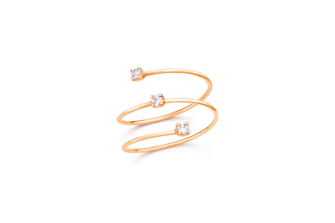 Anello Donna Liu Jo Acciaio Rosè Lucido Trilogy Scomposto LJ2492M10