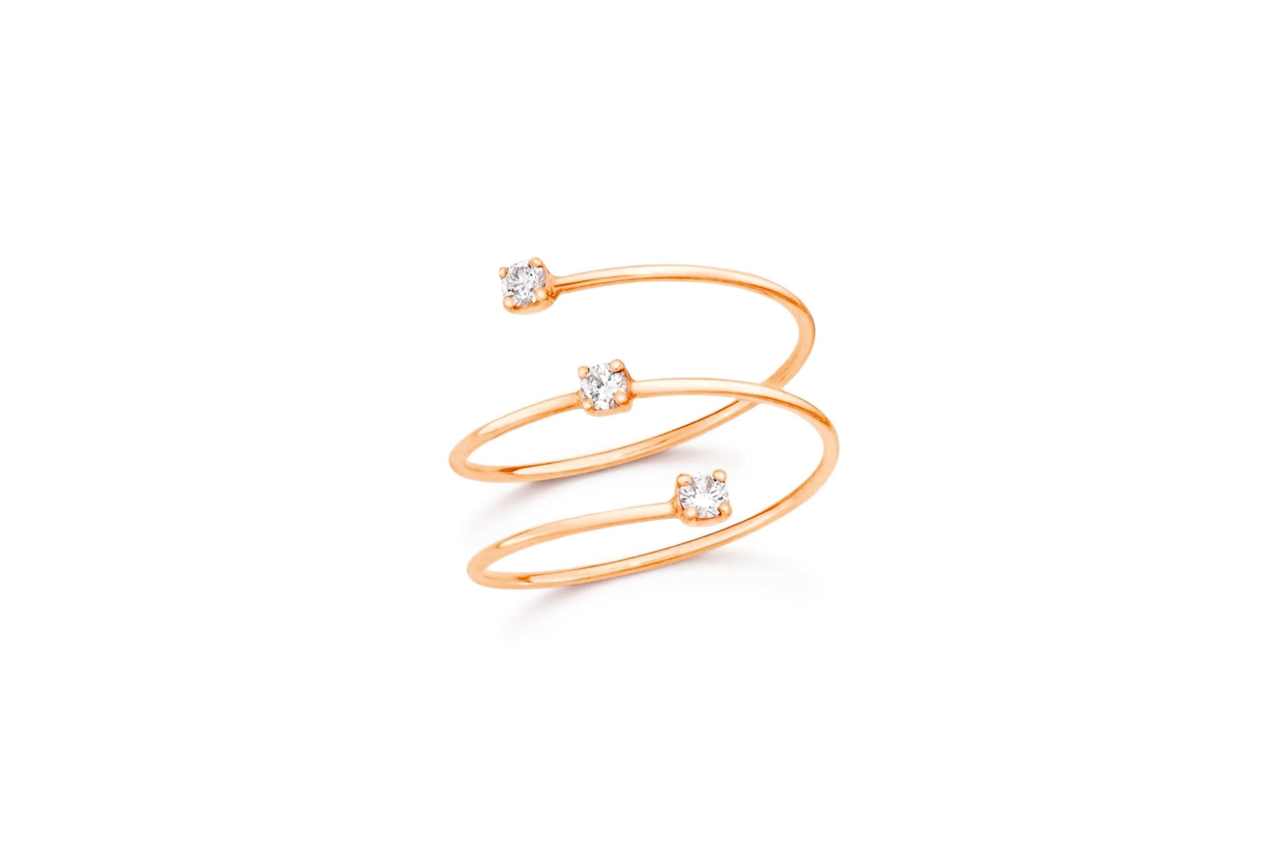 Anello Donna Liu Jo Acciaio Rosè Lucido Trilogy Scomposto LJ2492M12