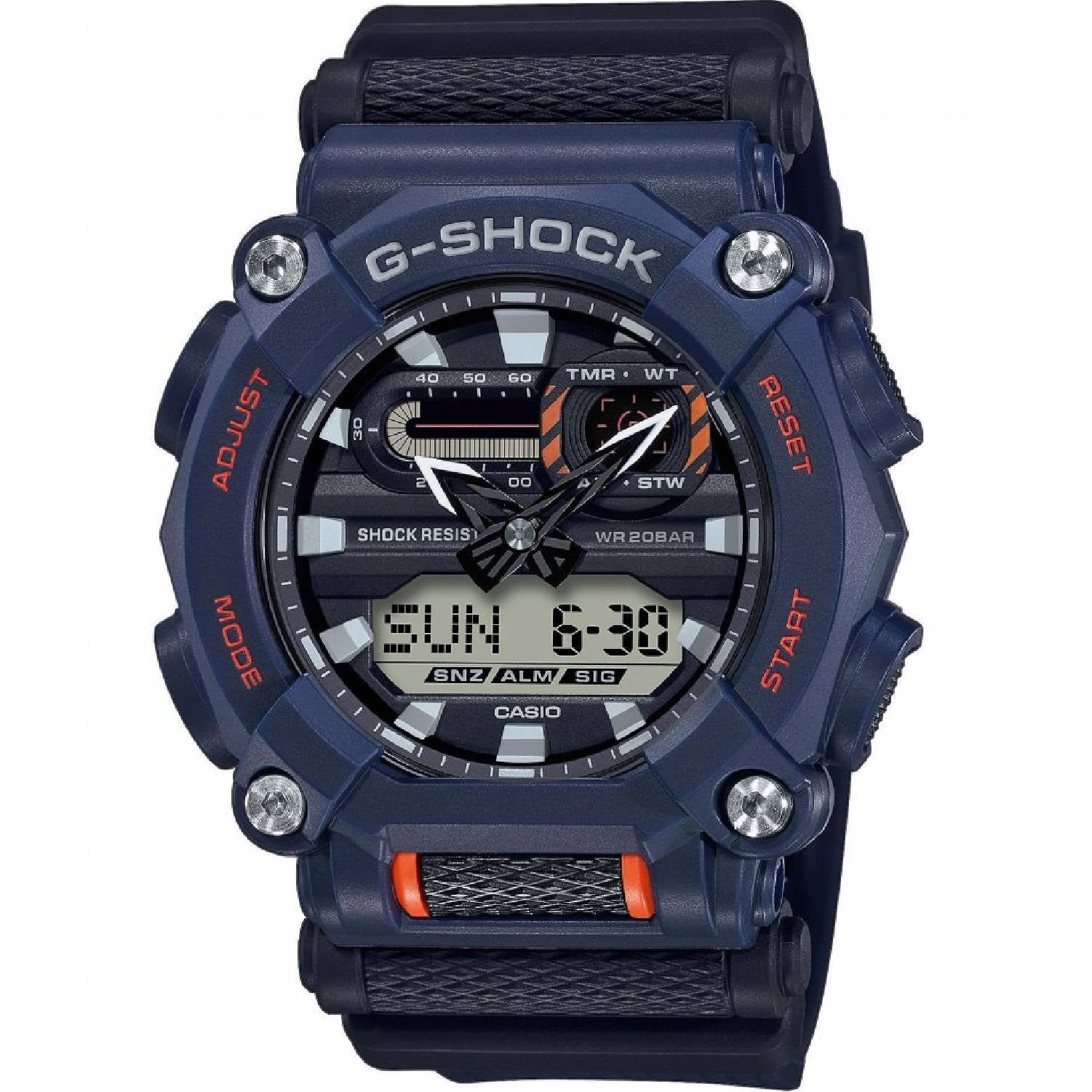 Orologio Uomo Casio G-SHOCK GA-900-2AER DIGITALE ANALOGICO Nero Gomma Silicone