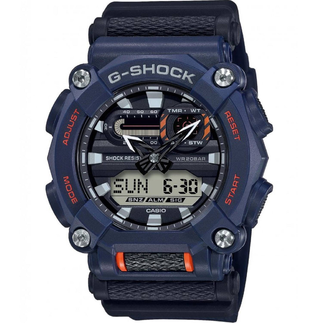 Orologio Uomo Casio G-SHOCK GA-900-2AER DIGITALE ANALOGICO Nero Gomma Silicone