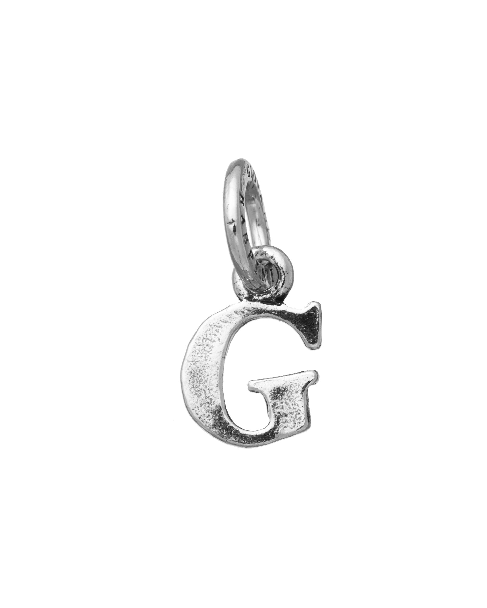 Charm Unisex Giovanni Raspini Argento 925 Mini Lettera G Realizzato A Mano 10882