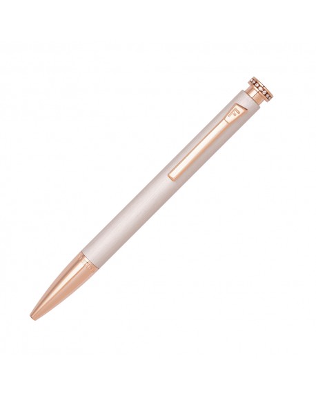 Penna Donna Festina Acciaio Bianco Satinato Rosè Zirconi FS123/J