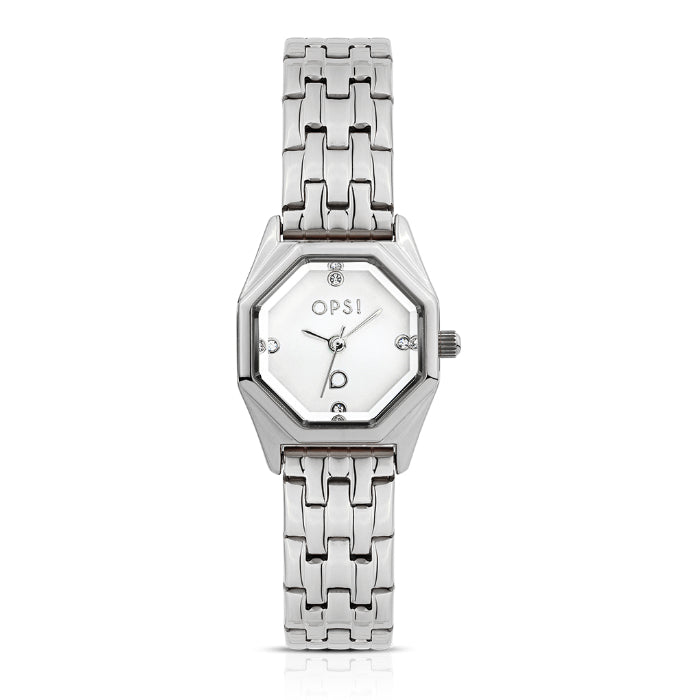 Orologio Donna Ops Objects Acciaio Silver Octagon OPSPW-1163-3200