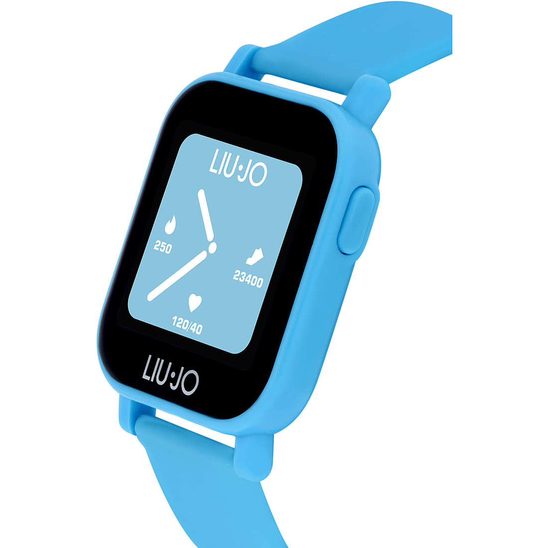 Orologio Liu Jo Donna Smartwatch Cinturino Cassa Gomma Turchese SWLJ027