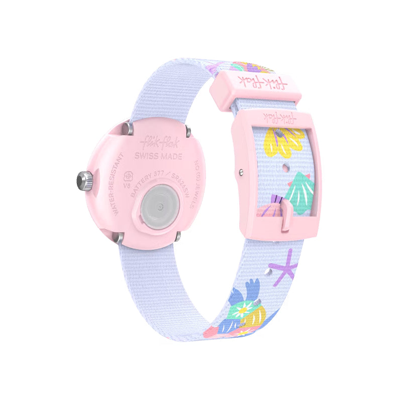 Special Box Orologio Bambina Swatch Flik Flak Color In Pastel ZFBNP231