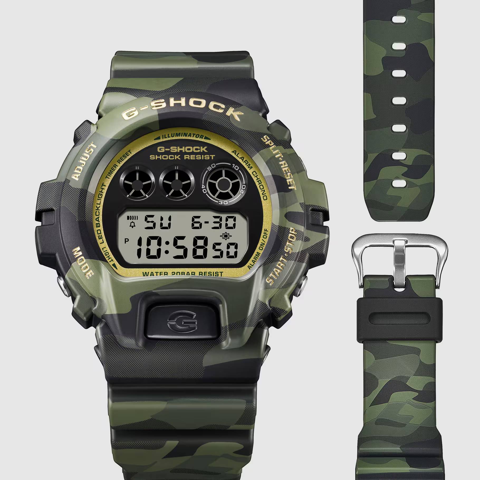 Orologio Uomo Casio G-SHOCK Camuoflage Verde DW-6900CMG-3ER