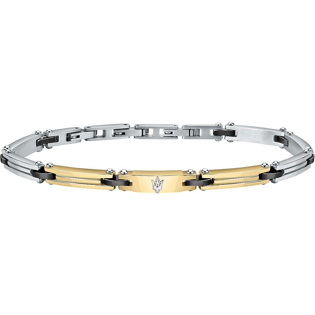Bracciale Uomo Maserati Acciaio e ceramica Blu  JM421ATZ11