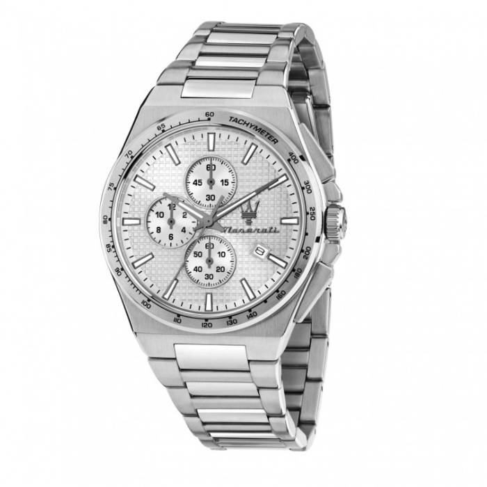 Orologio Uomo Maserati Velocità Acciaio Quarzo Crono Data R8873653005