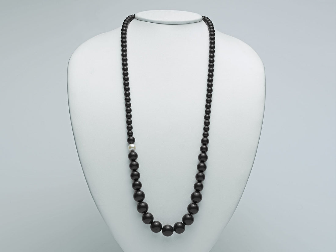 Collana Mikiko Donna  Onice Nero E Perla MC7111A4ONICE