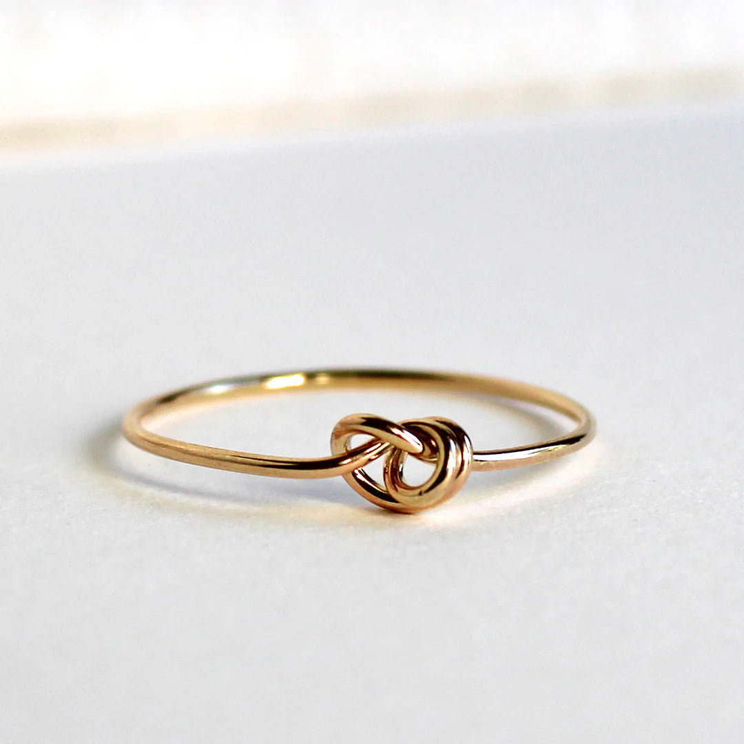 Anello Donna Cupido Filo D'Amore Oro Rosa 9 KT Mis 10 AN251R