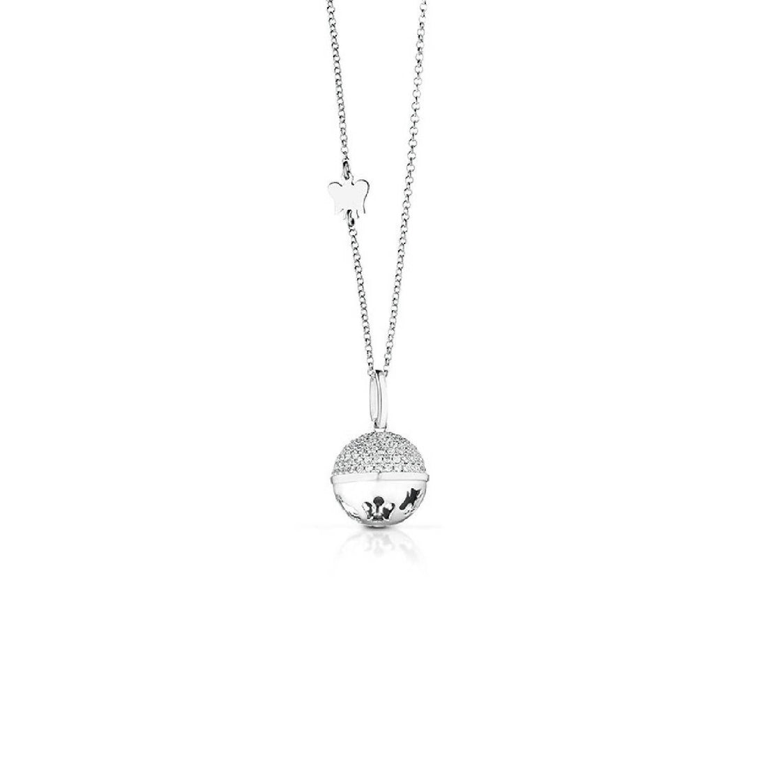 Collana Donna Argento 925 Chiama Angeli Roberto Giannotti Zirconi Angelo SFA91