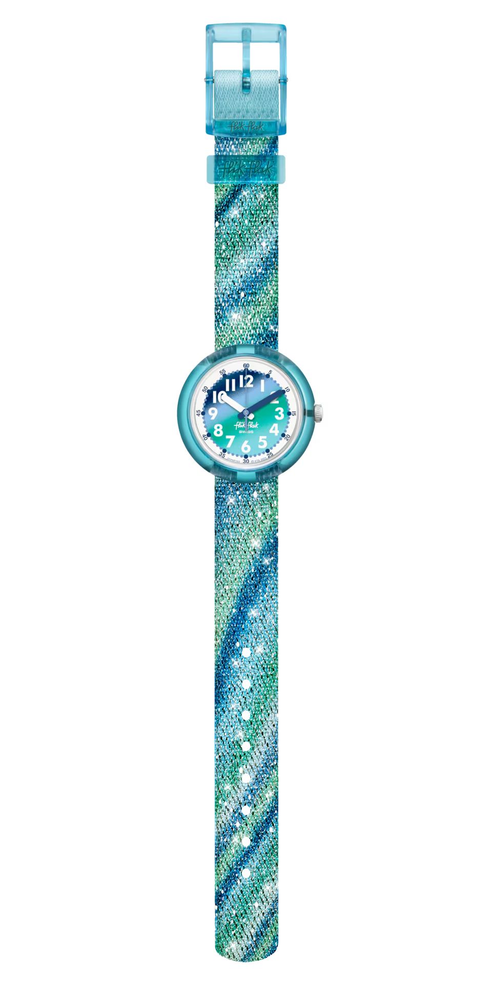 Orologio Bambina Swatch Flik Flak Frozen Rainbow Azzurro ZFPNP153
