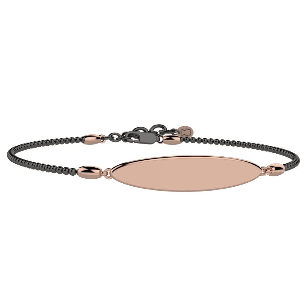 Bracciale Uomo Nanan Incidibile Argento Brunito Rosè 925 PNAN0006