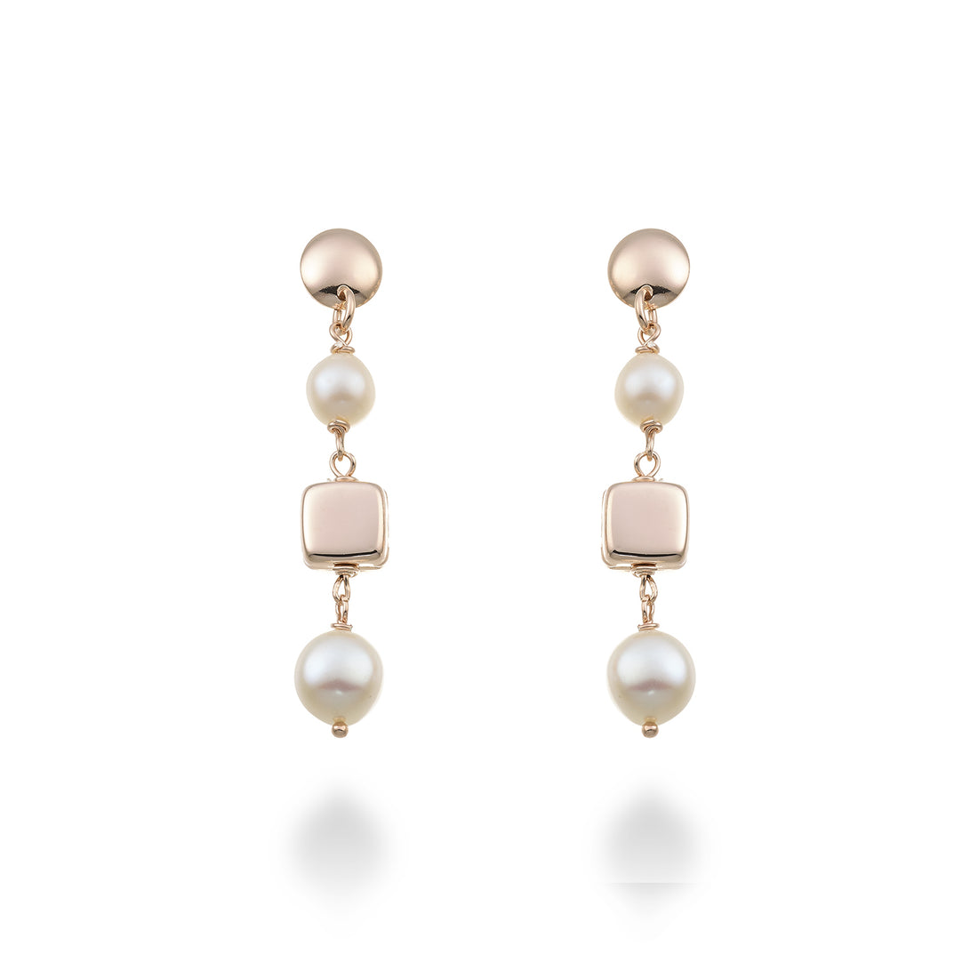 Orecchini Donna Mikiko Argento Rosè Perla MO7650A3FDBI999