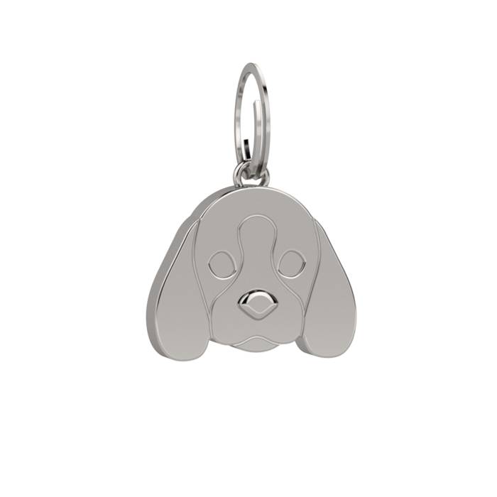 Medaglina Pets Liu Jo Acciaio Cagnolino Inciso Lucido LJP016