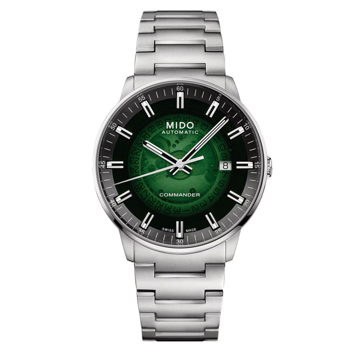 Orologio Uomo Mido Automatico Commander Scheletrato Verde M0214071141103