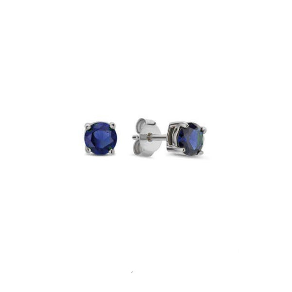 Orecchini Unisex Liu Jo Acciaio Pietra Zircone Blu LJ2561