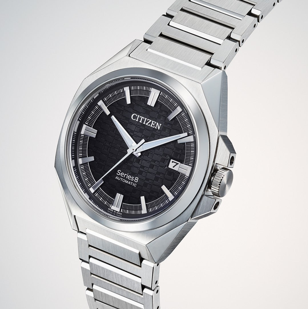 Orologio Uomo Citizen Serie 8 Automatico Nero Acciaio NB6050-51E