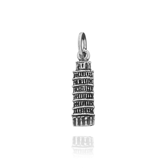 Charm Unisex Giovanni Raspini Argento 925 Torre Di Pisa Realizzato A Mano 09324
