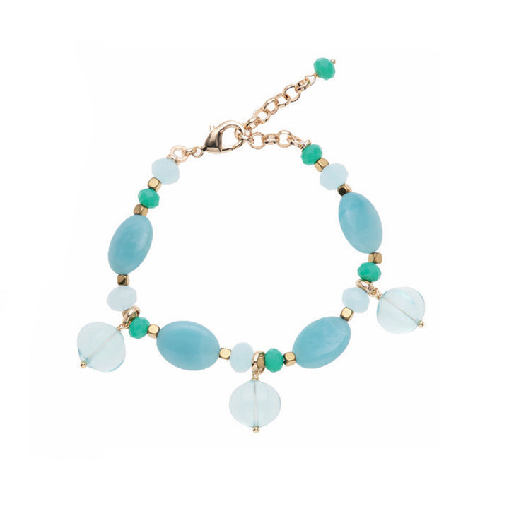 Bracciale Donna Ottaviani Cristalli Giada Perline 501363B
