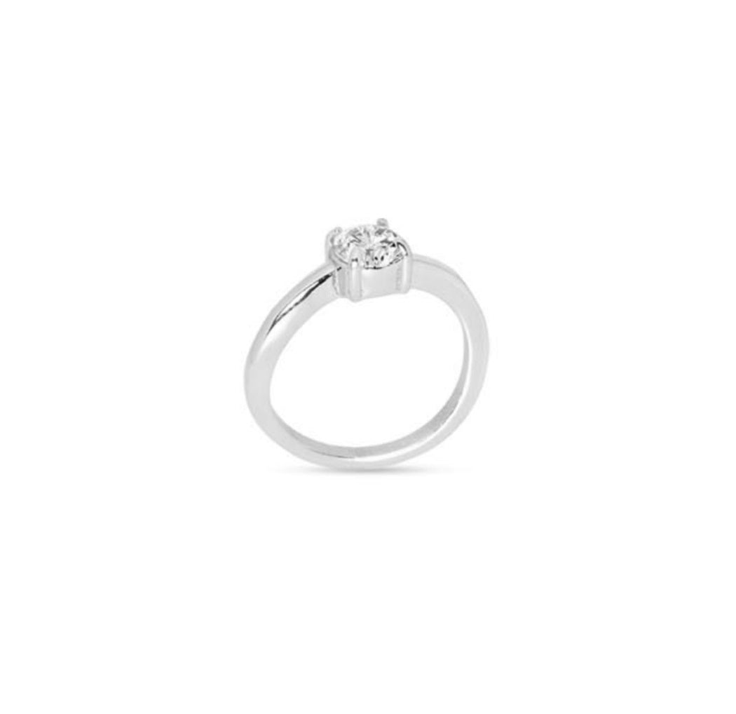 Anello Donna Liu Jo Acciaio Con Zircone  LJ2573M16