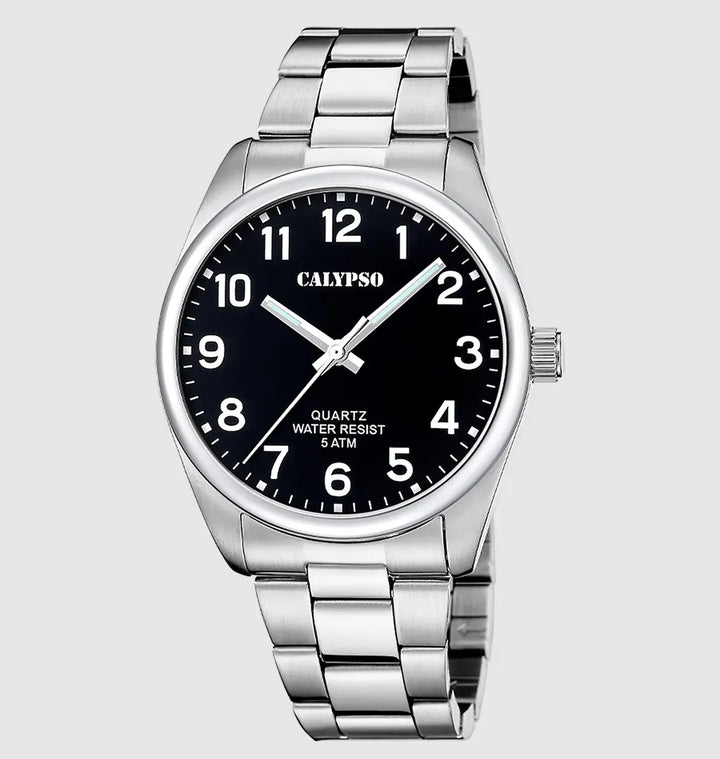 Orologio Uomo Calypso Gomma Quarzo Solo Tempo Acciaio K5862/4