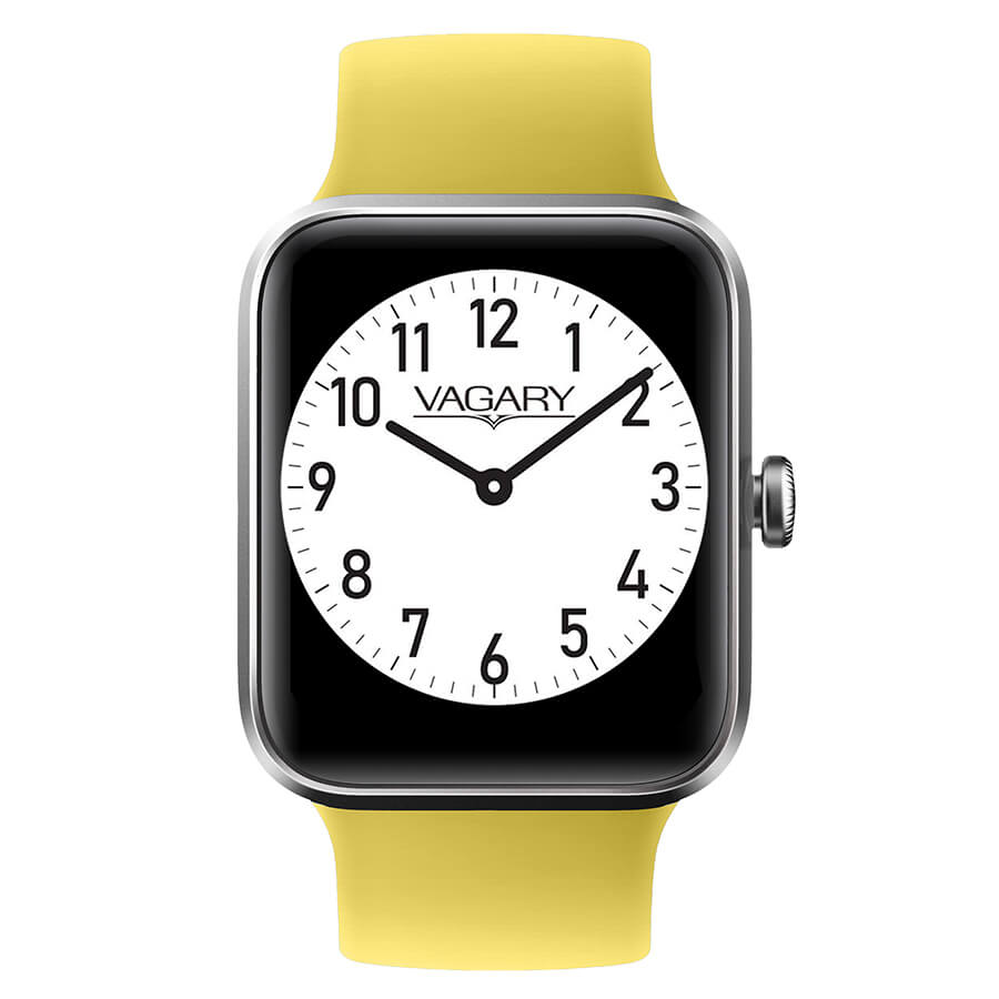 Orologio Uomo Vagary Smartwatch Acciaio Gomma Giallo X02A-004VY