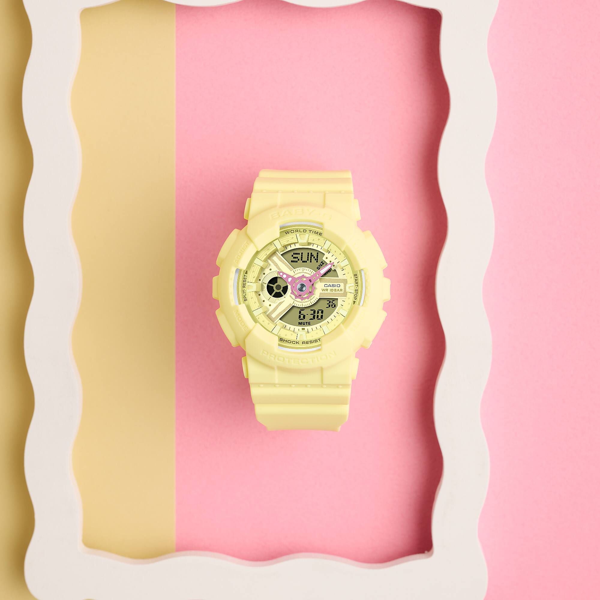 Orologio Donna Bambina Casio G-SHOCK BABY-G Giallo BA-110AH-9AER