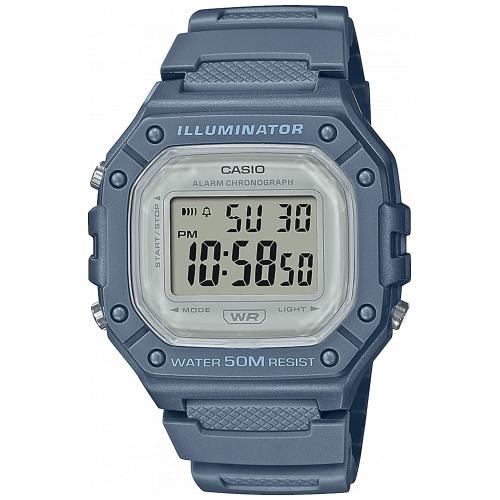 Orologio Donna Casio  Digitale Grigio Quarzo Cronografo Sveglia Timer W-218HC-2AVEF