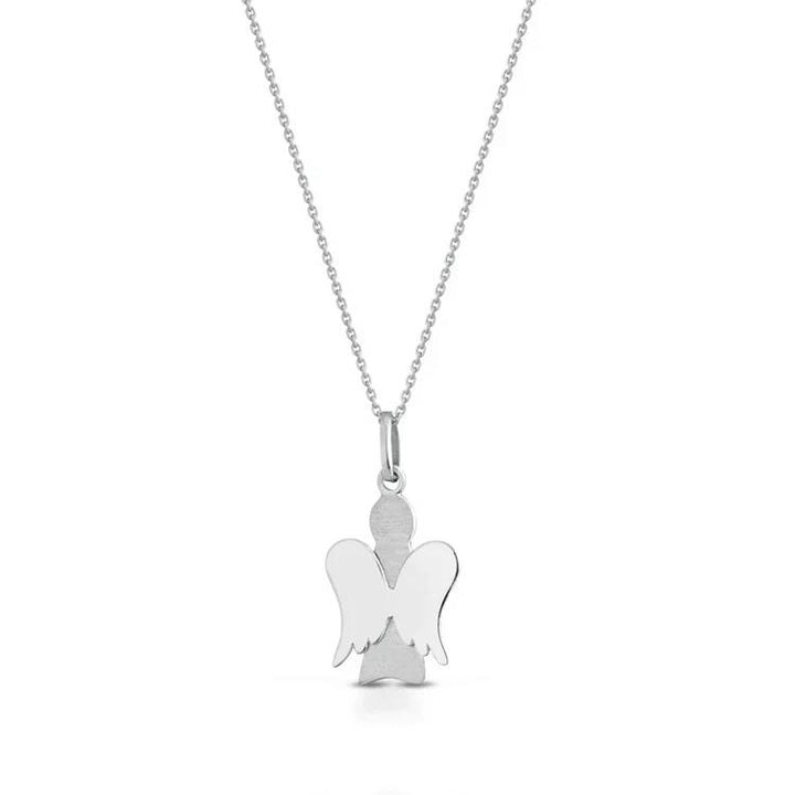 Collana Roberto Giannotti Donna Oro Bianco 9 kt Angelo NKT413B
