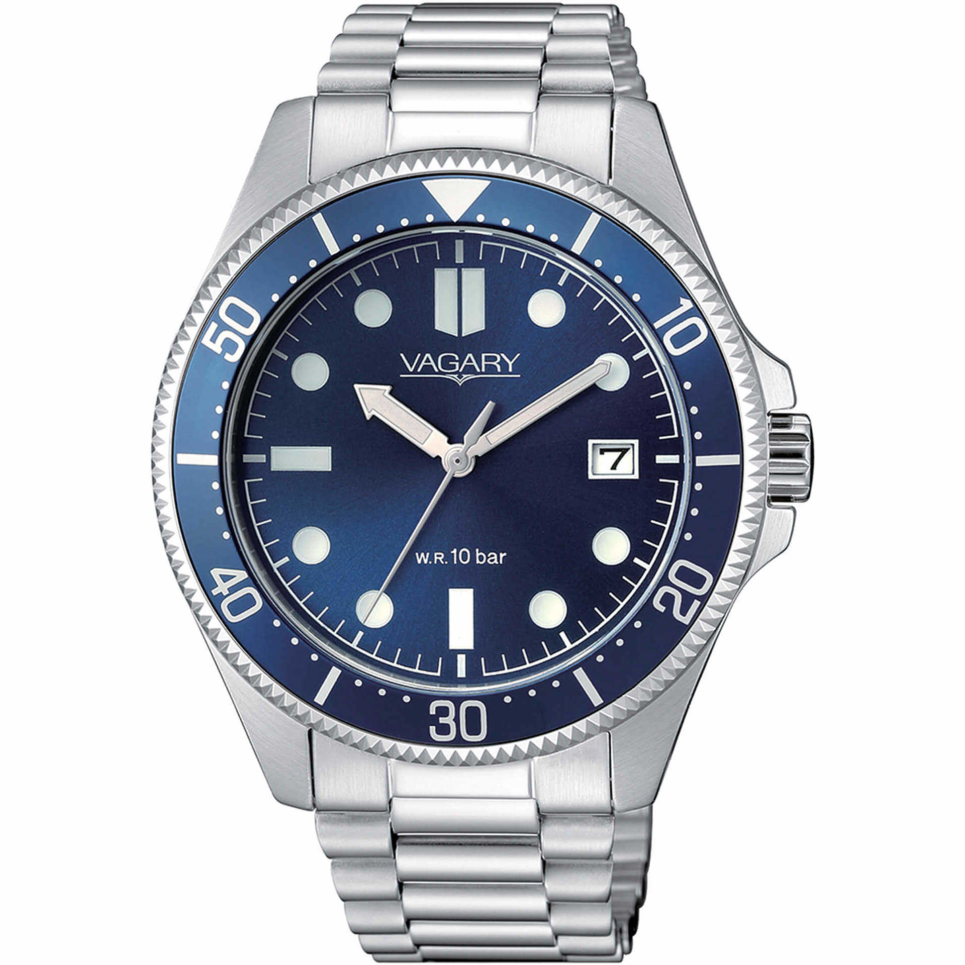 Orologio Uomo Vagary Acciaio Quarzo Solo Tempo 10 BAR VD5-112-71
