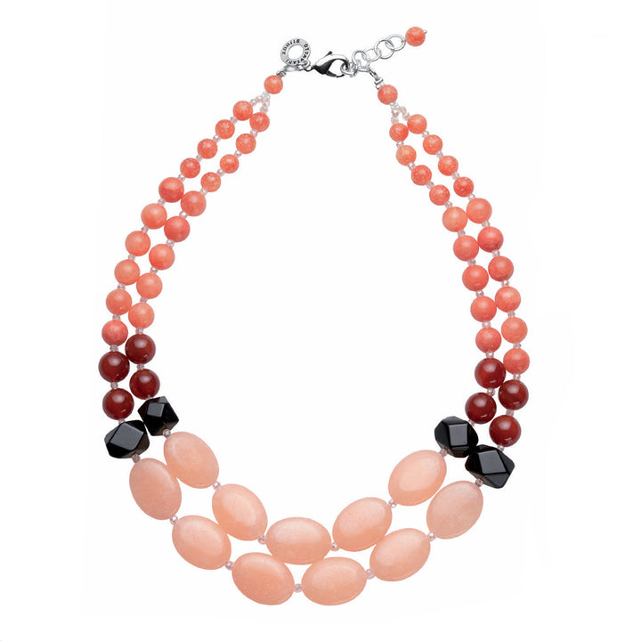 Collana Donna Ottaviani Calcita Agata Rosso Alicante 501390C