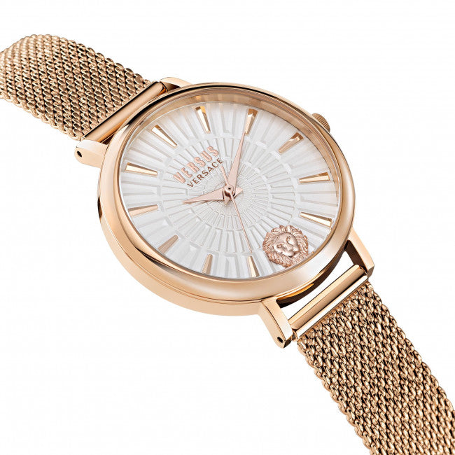 Orologio Donna Versus By Versace Quarzo Solo Tempo Acciaio Rosè Leone VSP1F0521