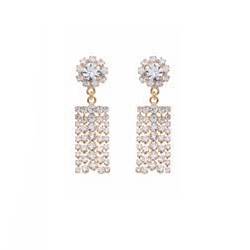 Orecchini Pendenti Donna Ottaviani Cristalli Bianchi 5013150-1
